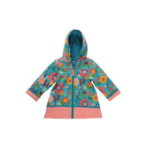 Stephen Joseph Turkuaz Çiçek Desenli Yağmurluk